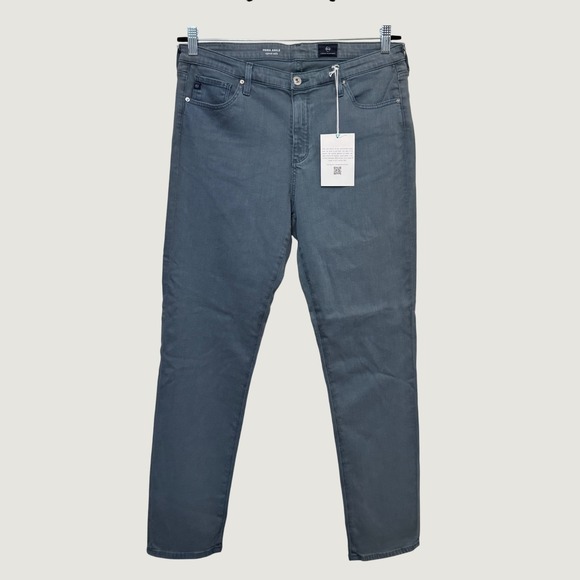 Ag Adriano Goldschmied Denim - AG Adriano Goldschmied Prima Ankle Cigarette Ankle Jeans 32 Blue Gray Stretch